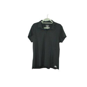 LL Bean Access Trail Polo Short Sleeve Midnight Black Size XL